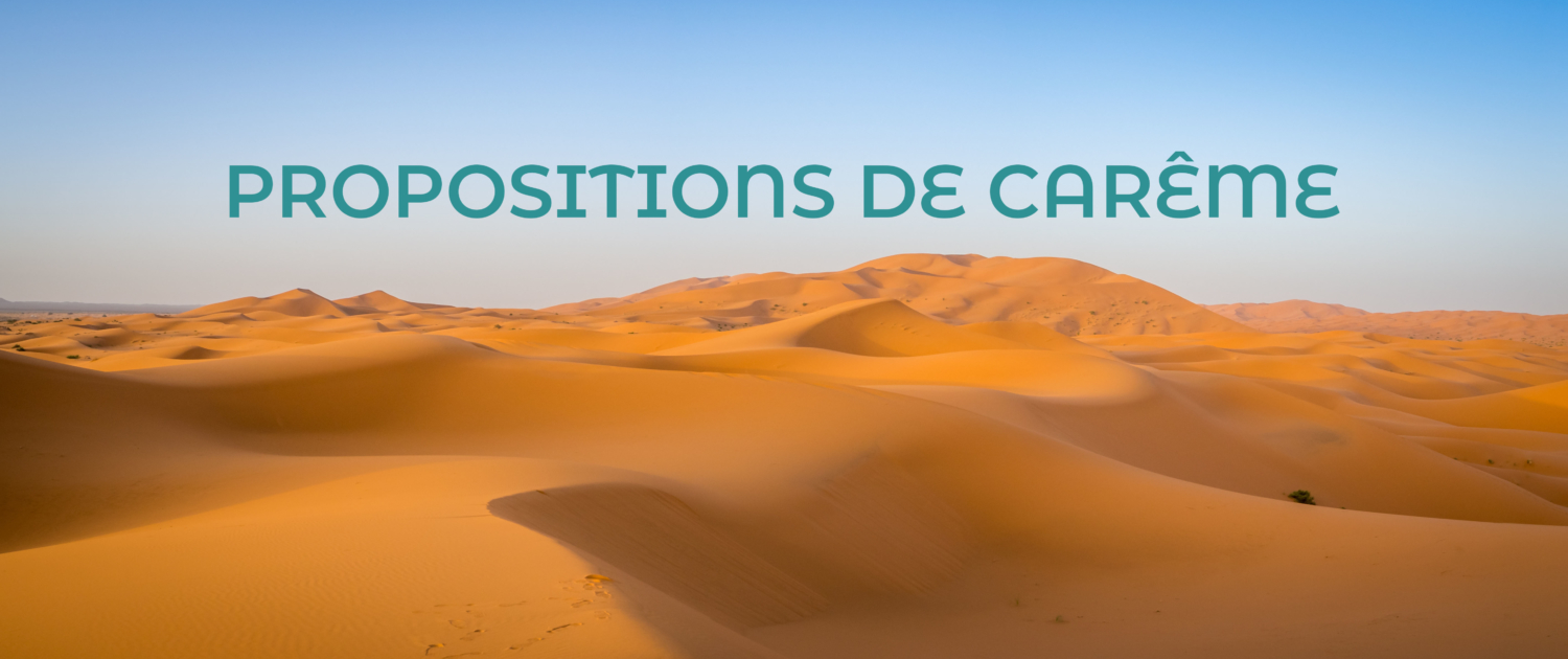 Propositions de carême